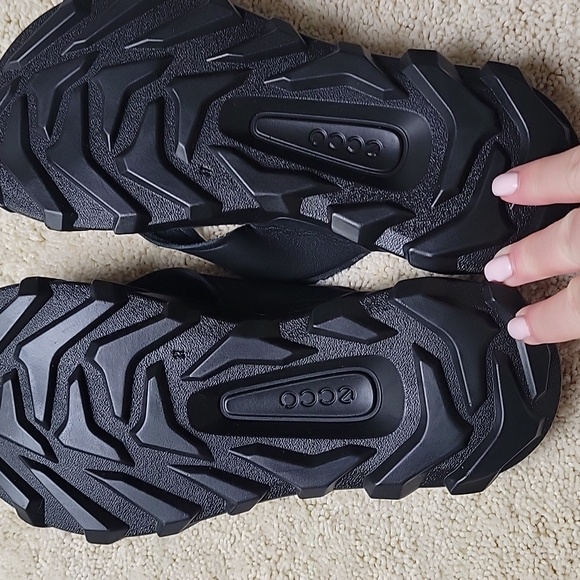 ECCO Mx Flipsider Flip-Flop‎ Women Size 6.5 Black - Picture 5 of 10